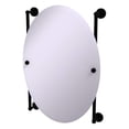 thumbnail image 1 of Dottingham Collection Oval Frameless Rail Mounted Mirror - DT-27-91-BKM, 1 of 7