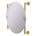 thumbnail image 1 of Dottingham Collection Round Frameless Rail Mounted Mirror, 1 of 2