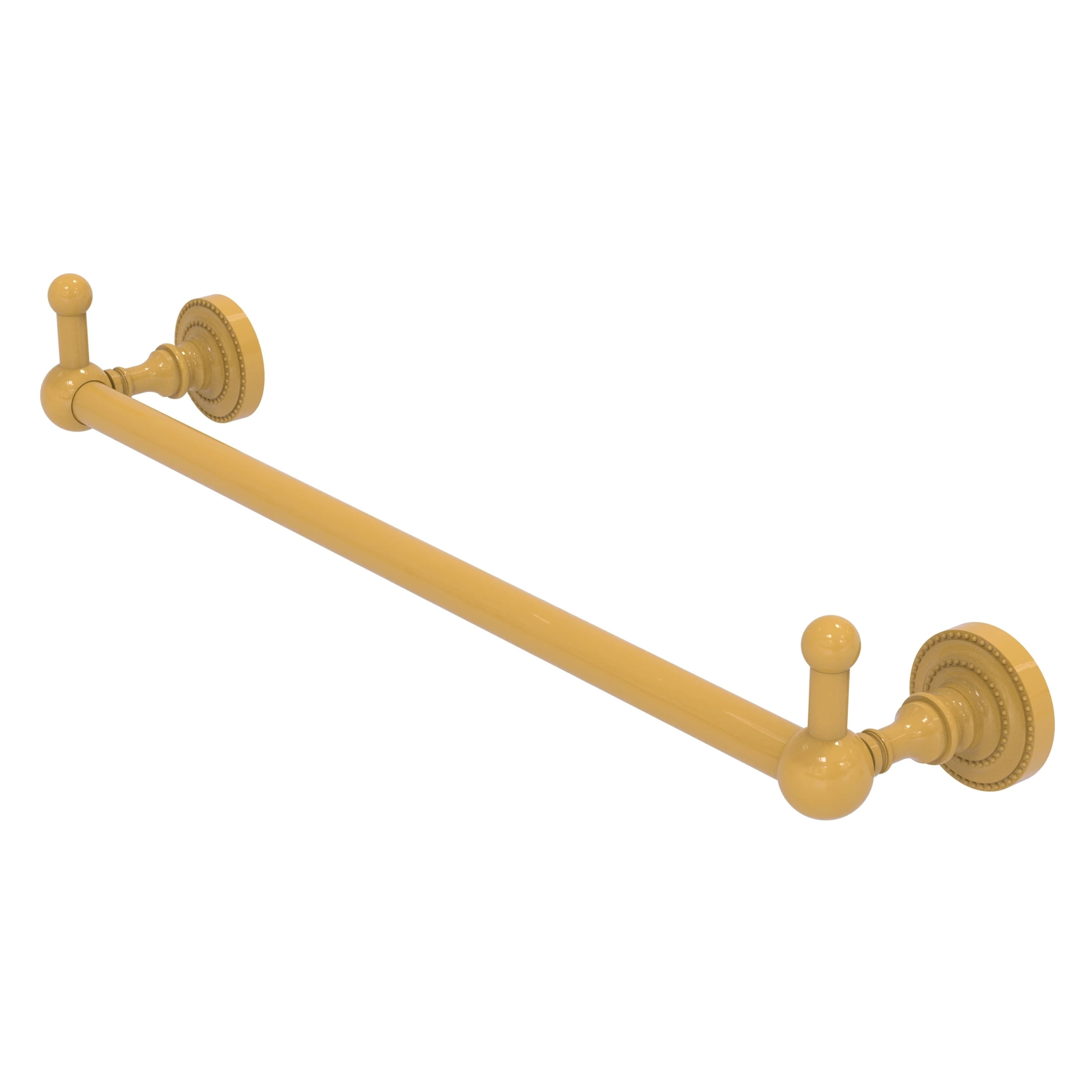 Allied Brass Dottingham 18" Towel Bar - Solid Brass, Matte Black Finish