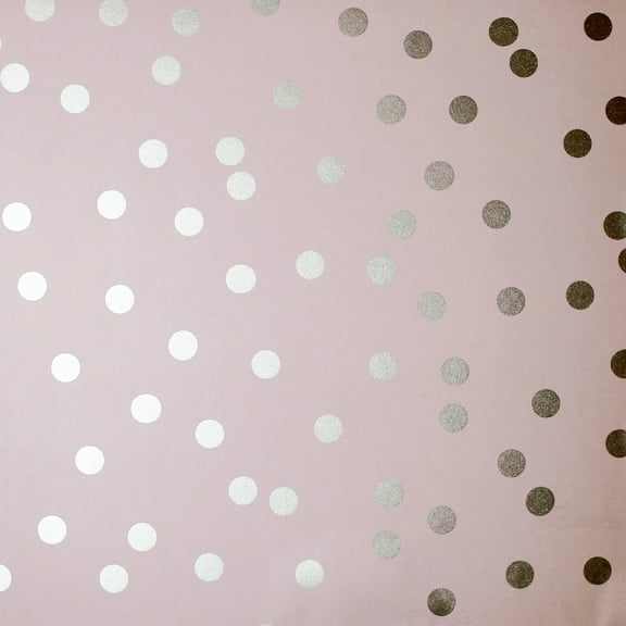 Dotty Blush & Rose Gold Wallpaper