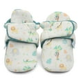 thumbnail image 1 of Dotty Fish Soft Cotton Baby Booties - Non-Slip, Warm Fleece Lined – Safari, 0-6 Months, 1 of 6