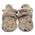 thumbnail image 1 of Dotty Fish Soft Cotton Baby Booties - Non-Slip, Warm Fleece Lined - Woodland, 0-6 Months, 1 of 6