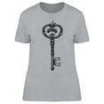 thumbnail image 1 of Dotwork Ancient Key T-Shirt Women -Image by Shutterstock, Female x-Large, 1 of 2