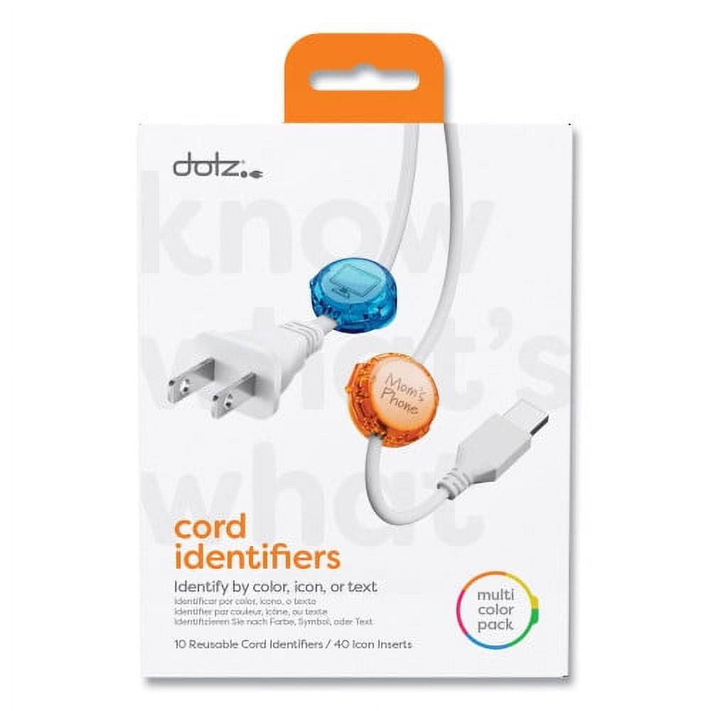 Cord ID, (10) Multi-Colored Identifiers, (40) Punch Out Icons Cord ID, (10) Multi-Colored Identifiers, (40) Punch Out Icons