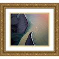thumbnail image 1 of Dou, Shenshen 17x15 Gold Ornate Wood Framed with Double Matting Museum Art Print Titled - RIVer Mouth In Sunrise Light, 1 of 4