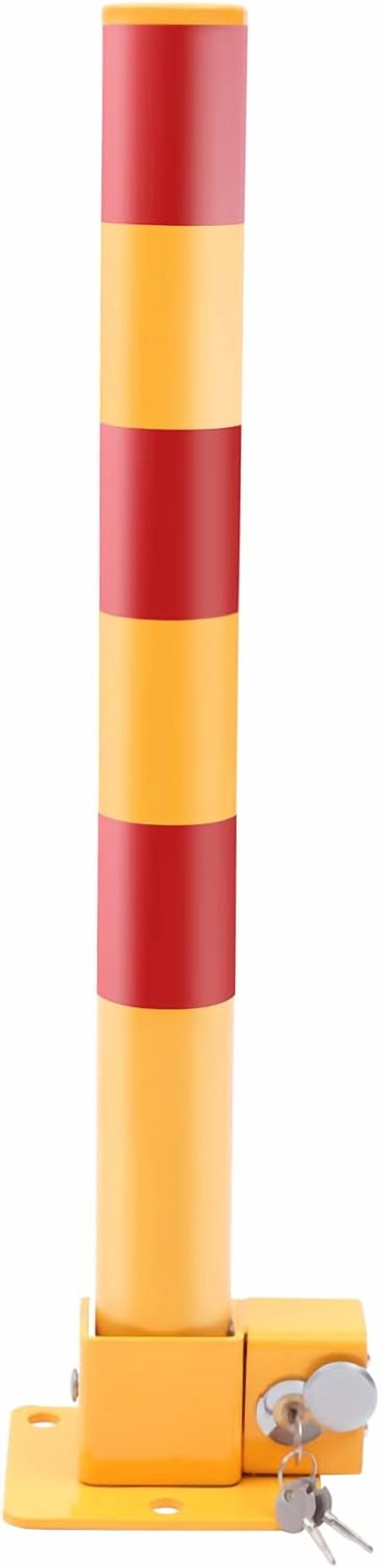 DouSeiAi Parking Post, Steel Safety Bollards Post with Lock, Parking ...