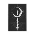 thumbnail image 1 of DouZhe 1-Gang Blank Wallplate, Viking Occult Moon Symbols Decorative Wall Plates, 1 of 7