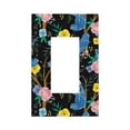 thumbnail image 1 of DouZhe 1-Gang Decorator/Rocker Wallplate, Colourful Flowers Birds Forest Decorative Wall Plates, 1 of 7
