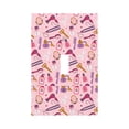 thumbnail image 1 of DouZhe 1-Gang Toggle Switch Wallplate, Pink Hair Salon Decorative Wall Plates, 1 of 7