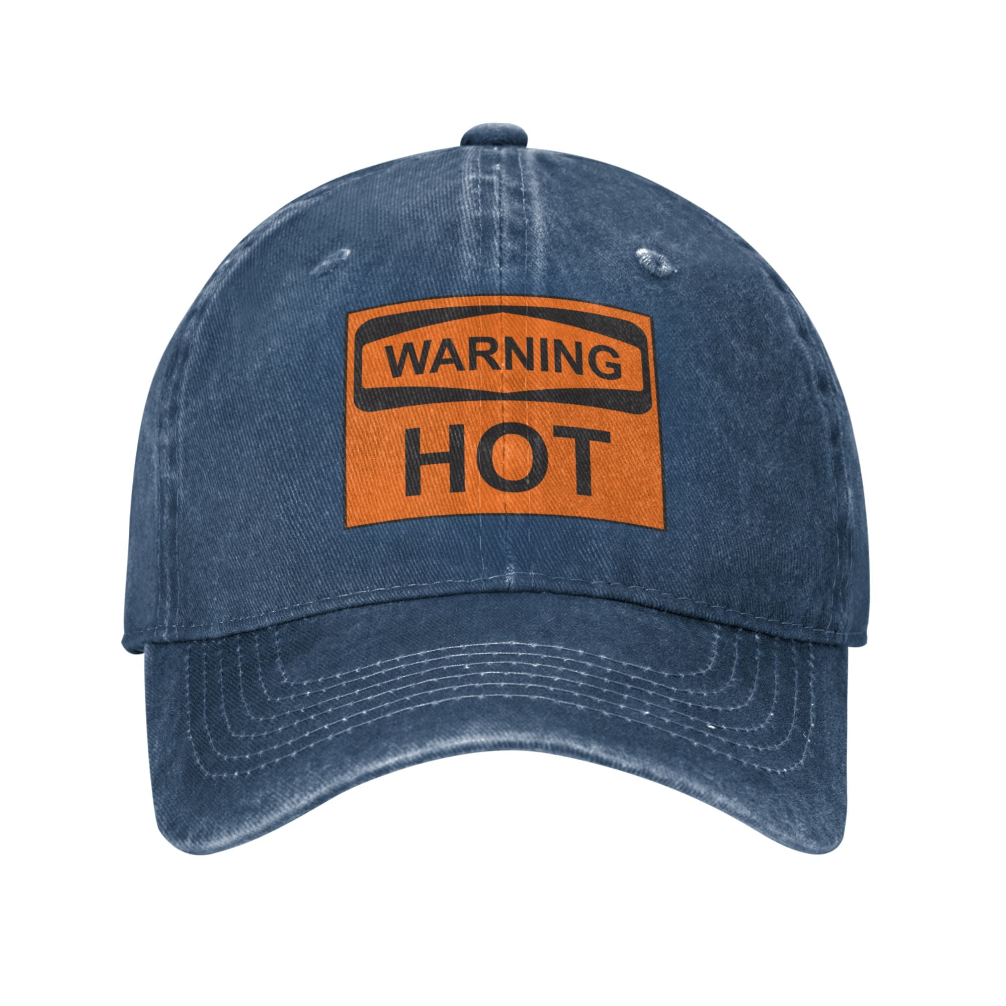 DouZhe Adjustable Washed Cotton Baseball Cap - Hot Danger Warning Sign ...