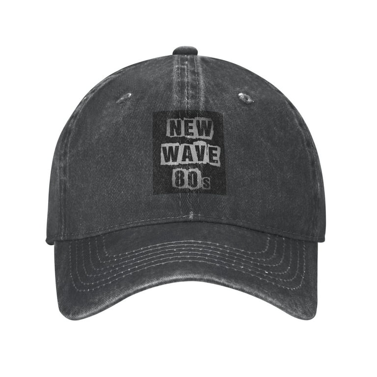 DouZhe Adjustable Washed Cotton Baseball Cap New Wave 80s Prints