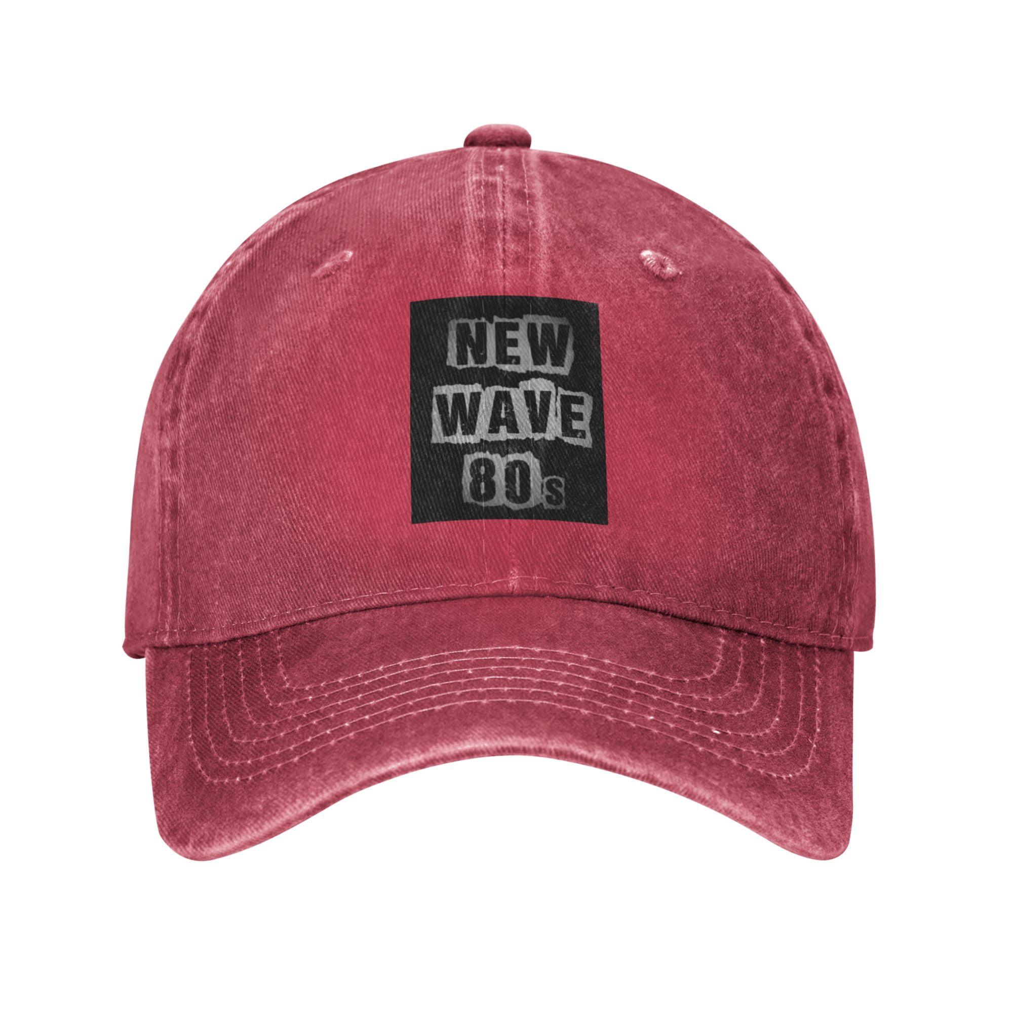 DouZhe Adjustable Washed Cotton Baseball Cap - New Wave 80s