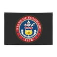 thumbnail image 1 of DouZhe American Colorado State Flag Sign Banner, Hanging Banners Backdrop Festive Party Decor for Indoor Outdoor, 47 x 71 Inches, 1 of 7