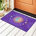 thumbnail image 1 of DouZhe Boho Ethnic Style Ornamental Rugs Doormat, Non-Slip Machine Washable Carpets Floor Door Mat , 36" x 24", 1 of 7