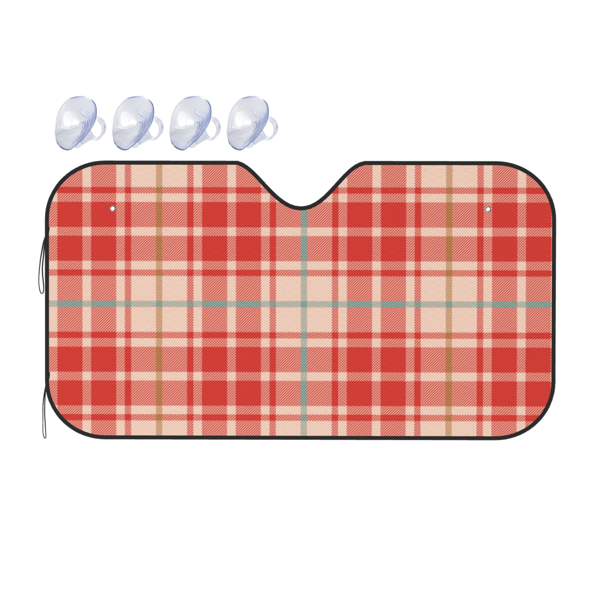 Red Swift Turquoise Car Sun Shade 55