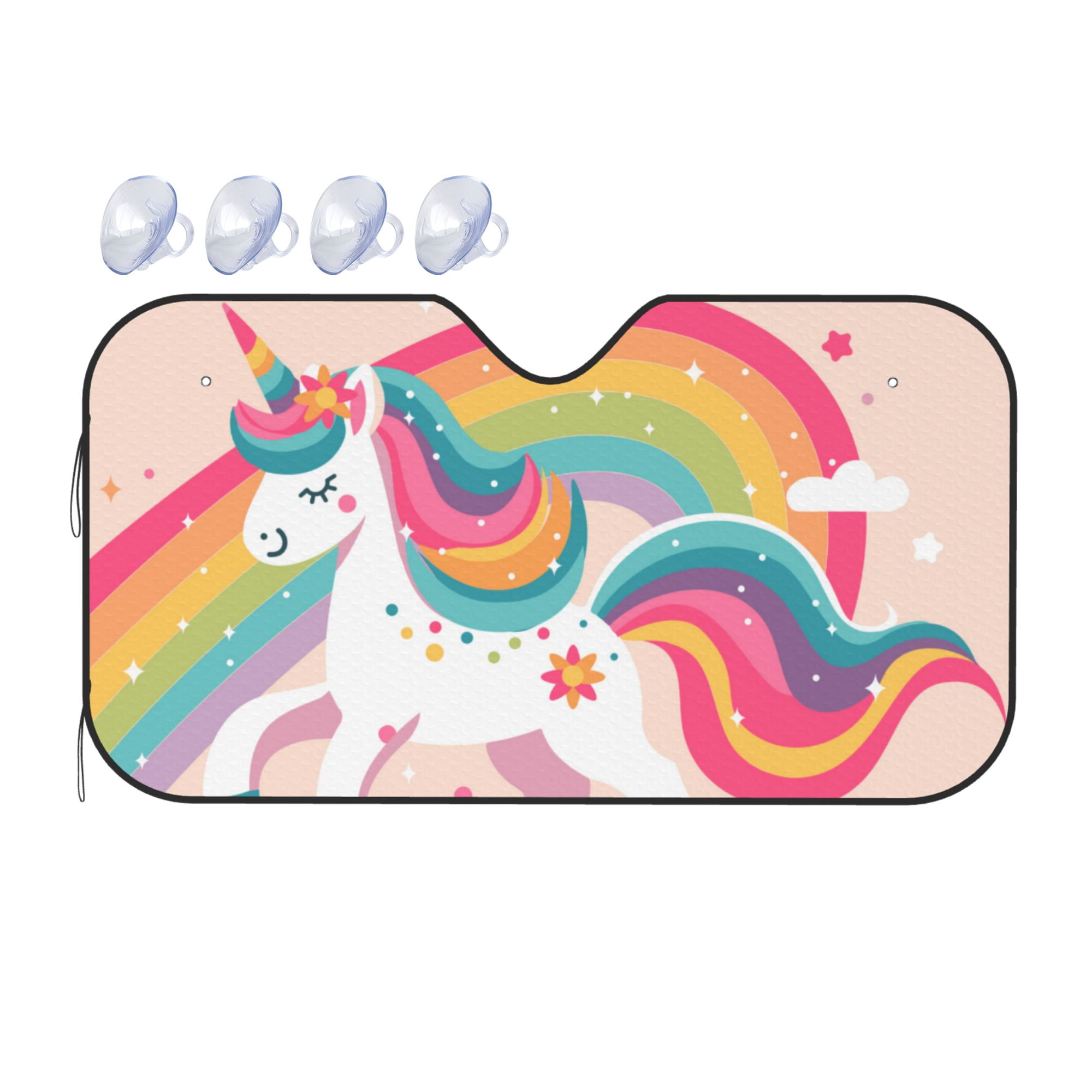 Sun Cute Pattern Print Car Sun Shade