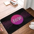 thumbnail image 1 of DouZhe Doormat Non-Slip Washable Floor Mat, Indoor Area Rug Doge Coin Money Blockchain Pattern Carpet, 24x16 inches, 1 of 7