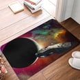 thumbnail image 1 of DouZhe Doormat Non-Slip Washable Floor Mat, Indoor Area Rug Universe Spaceship Space Travel Pattern Carpet, 24x16 inches, 1 of 7
