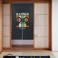 thumbnail image 1 of DouZhe Doorway Drape Split Curtains, Gamer Gamepad Joysticks Room Divider Privacy Door Curtains, 34" x 56", 1 of 7