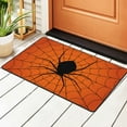 thumbnail image 1 of DouZhe Happy Halloween Spiderweb Rugs Doormat, Non-Slip Machine Washable Carpets Floor Door Mat , 36" x 24", 1 of 7