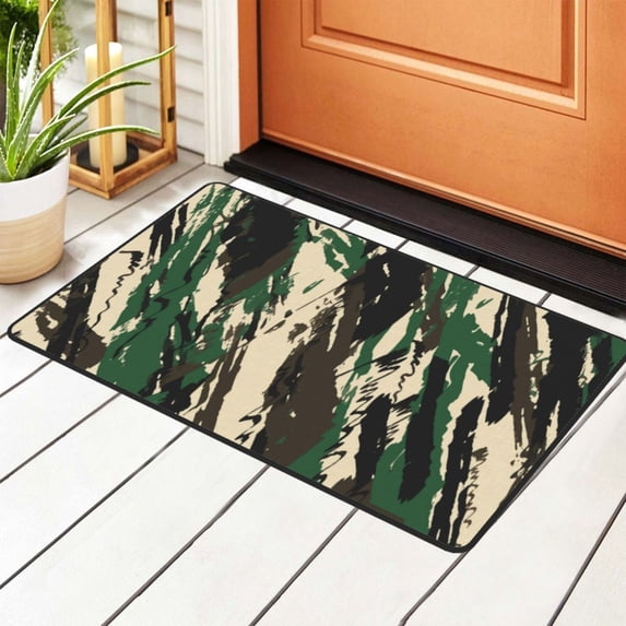 DouZhe Hunter Camo Rugs Doormat, Non-Slip Machine Washable Carpets Floor Door Mat , 36" x 24"