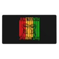 thumbnail image 1 of DouZhe Large Mouse Pad, Freedom Day Flag Non-Slip Waterproof Rubber Keyboard Office Desk Pads Mousepad, 29.5 x 15.8 inches 3mm Thick, 1 of 7