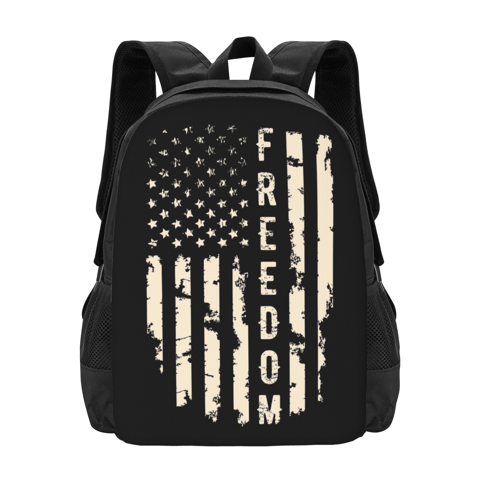 DouZhe Lightweight Backpack, Freedom American Flag Prints Travel Outdoor  Hiking Bag School Bookbag Casual Daypack Backpacks for Women Men -  Walmart.com