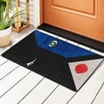 thumbnail image 1 of DouZhe Modern Minimalist Splash Design Rugs Doormat, Non-Slip Machine Washable Carpets Floor Door Mat , 36" x 24", 1 of 7