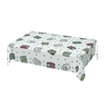 thumbnail image 1 of DouZhe Rectangular Tablecloth, Cute Doodle Camera Table Cloth for Kitchen Dinning Tabletop, 72" x 54" Waterproof Polyester Table Cover, 1 of 8