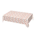 thumbnail image 1 of DouZhe Rectangular Tablecloth, Orange Cute Animal Paws Table Cloth for Kitchen Dinning Tabletop, 72" x 54" Waterproof Polyester Table Cover, 1 of 8