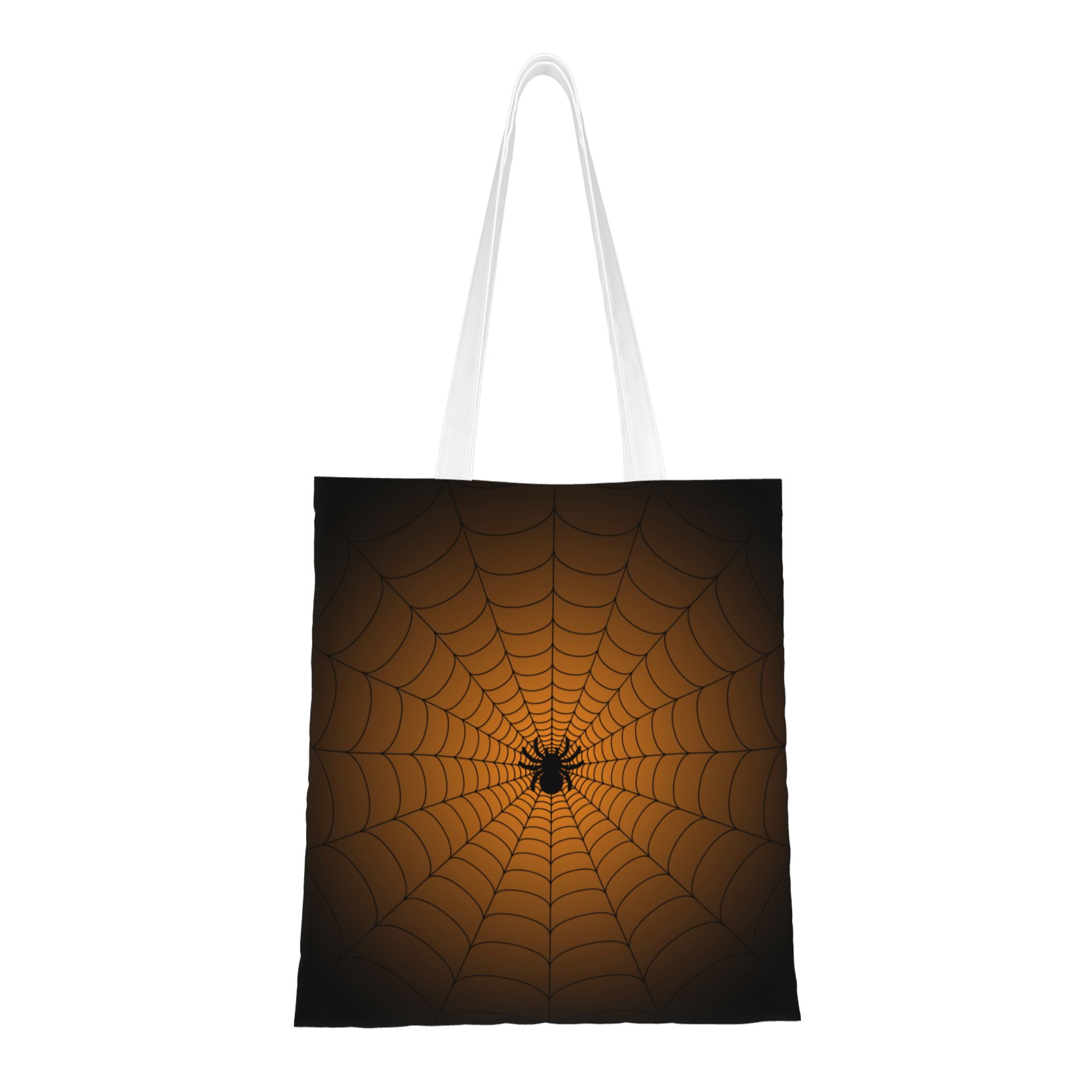 Spider Web Halloween Cellophane Treat Bags - 20 Pack, 11x5 Inches, Purple Spider Design