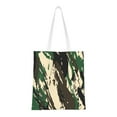 thumbnail image 1 of DouZhe Reusable Grocery Bags, Hunter Camo Lightweight Polyester Canvas Cloth Tote Bag for Travle Gym Shopping School, 15" x 16", 1 of 7