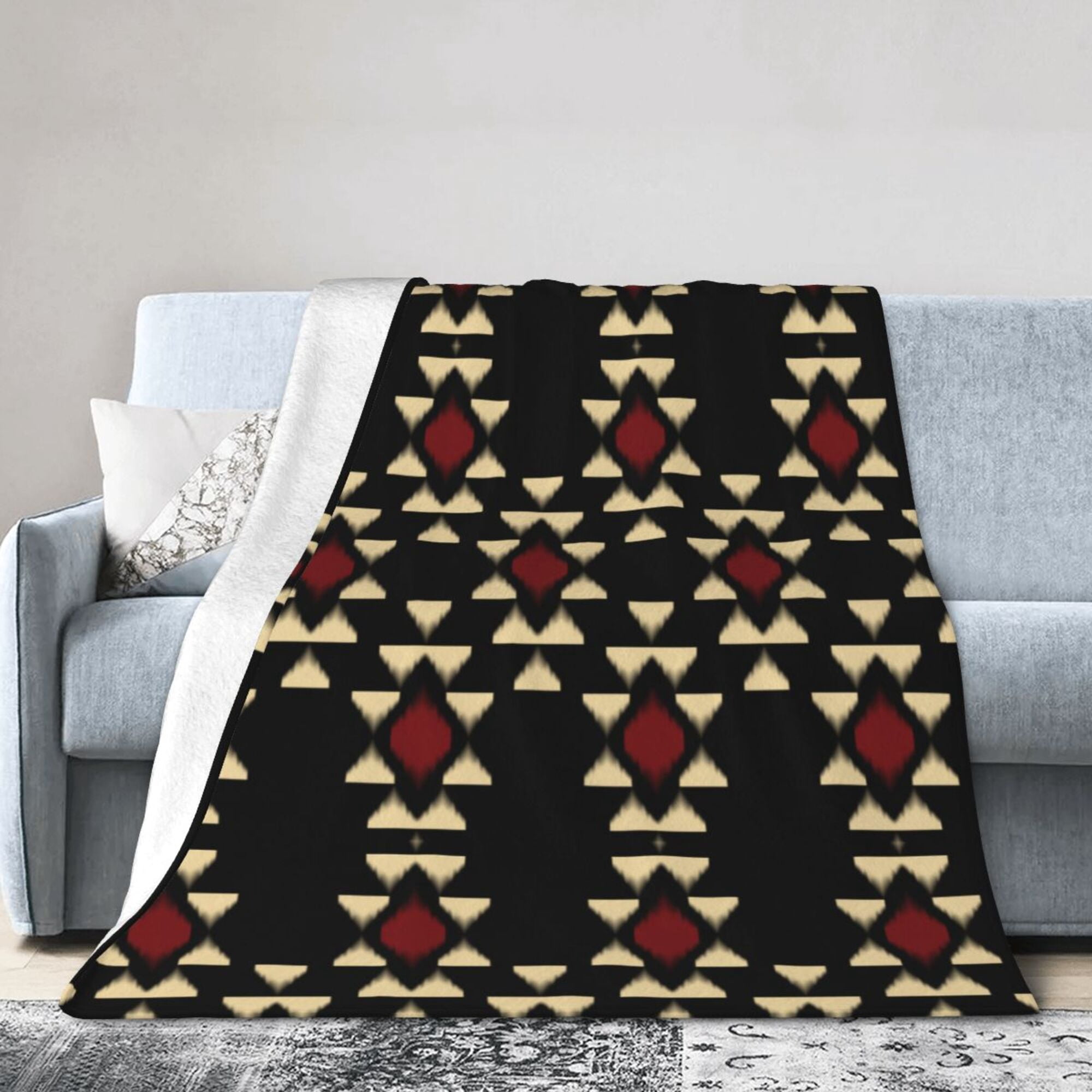 DouZhe Ultra-Soft Micro Fleece Lightweight Flannel Bed Blanket, Boho ...