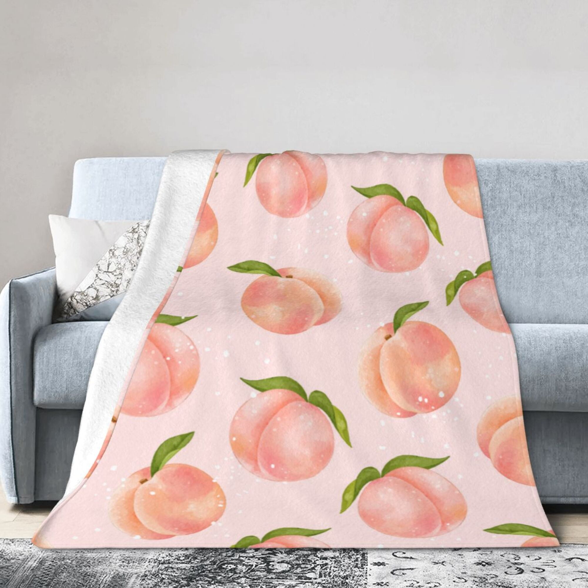 DouZhe Ultra-Soft Micro Fleece Lightweight Flannel Bed Blanket, Pink ...