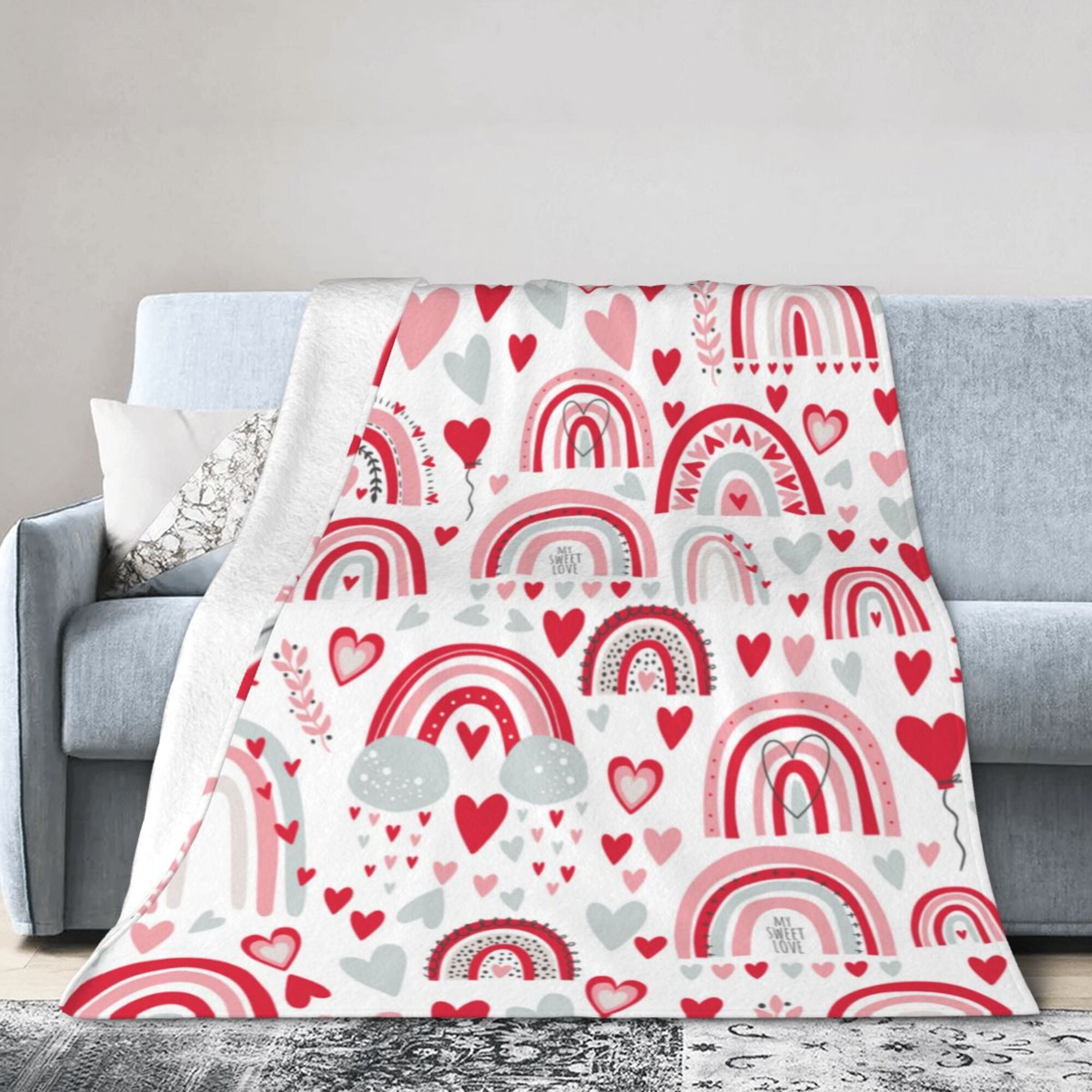 Neon Floral Eagles Ultra-Soft Micro Fleece Blanket 40