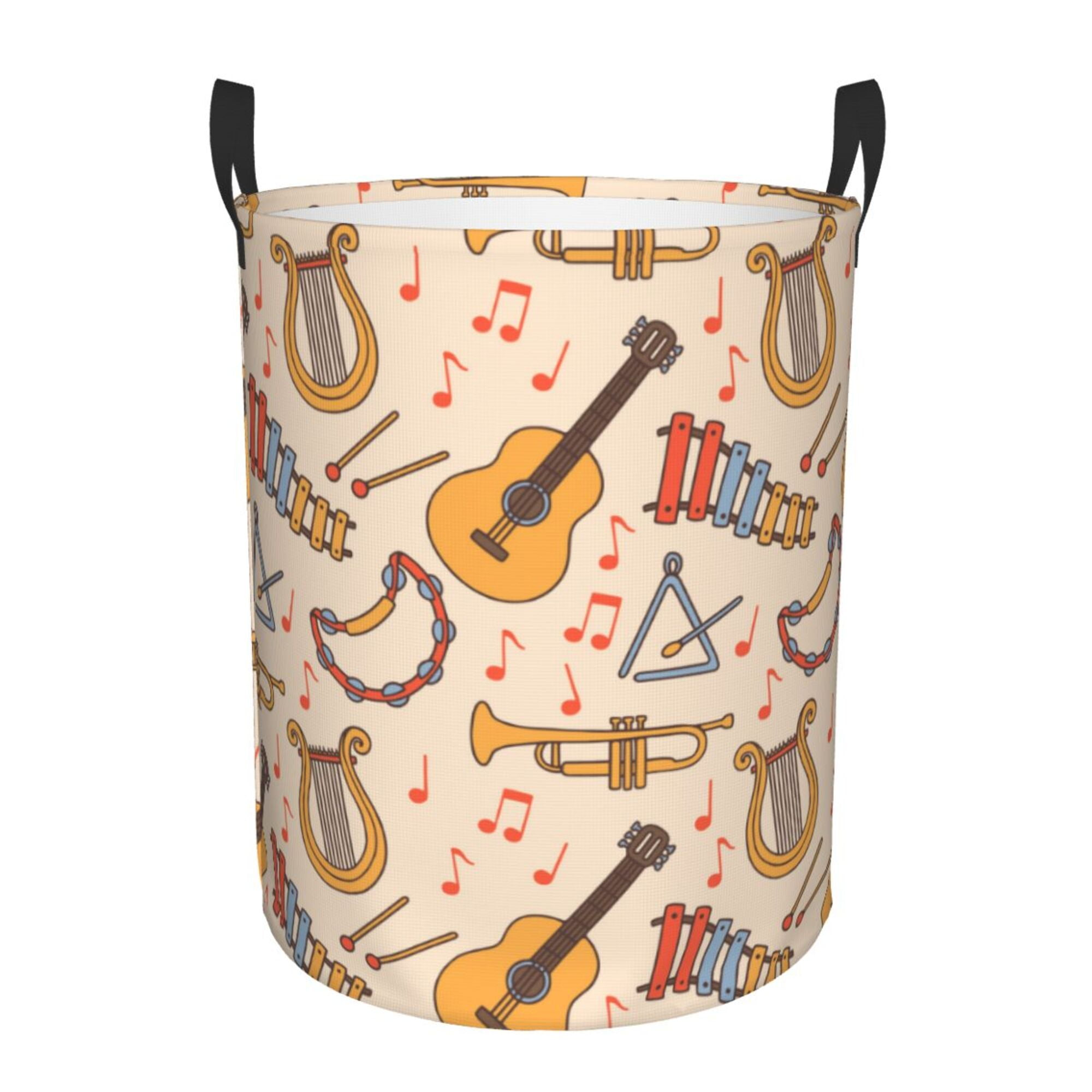DouZhe Waterproof Collapsible Large Laundry Baskets, Fun Music ...