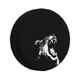 thumbnail image 1 of DouZhe Waterproof Spare Tire Cover, Dangerous Lion King Face Prints Adjustable Wheel Covers Fit for Jeep Trailer RV SUV Car, 16 inch, 1 of 7