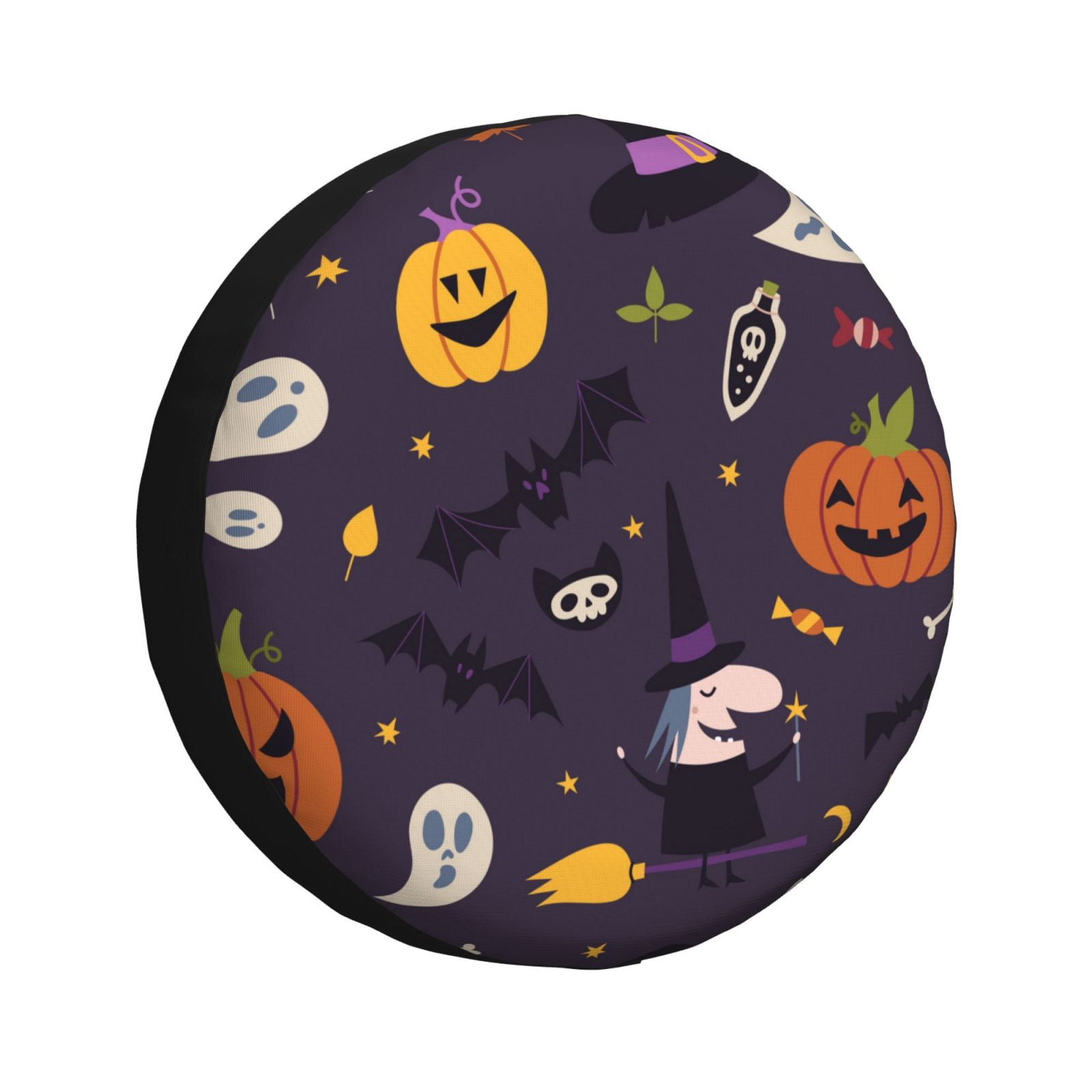Personalized Halloween Jeep Witch Spare Tire Covers - Gift Idea For Halloween/ Witch/ Jeep Lover - My Broom Broke So Now I Drive A Jeep main image 1