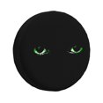 thumbnail image 1 of DouZhe Waterproof Spare Tire Cover, Mysterious Green Eyes Prints Adjustable Wheel Covers Fit for Jeep Trailer RV SUV Car, 17 inch, 1 of 7