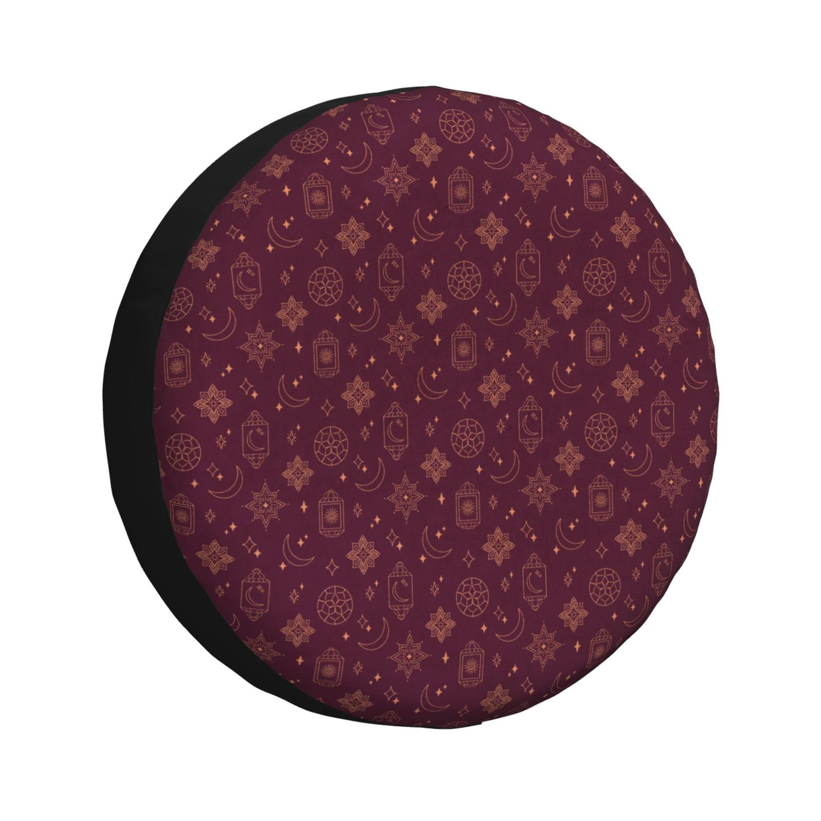 DouZhe Waterproof Spare Tire Cover, Red Moon Stars Drawing Prints ...