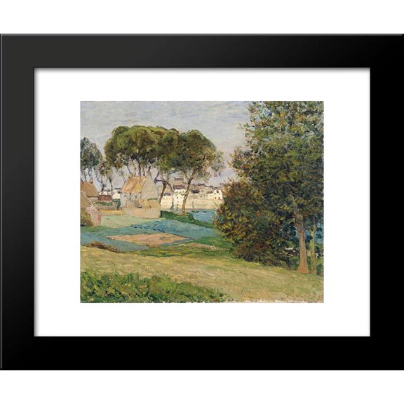 Douarnenez, October landscape 20x24 Framed Art Print by Maufra, Maxime