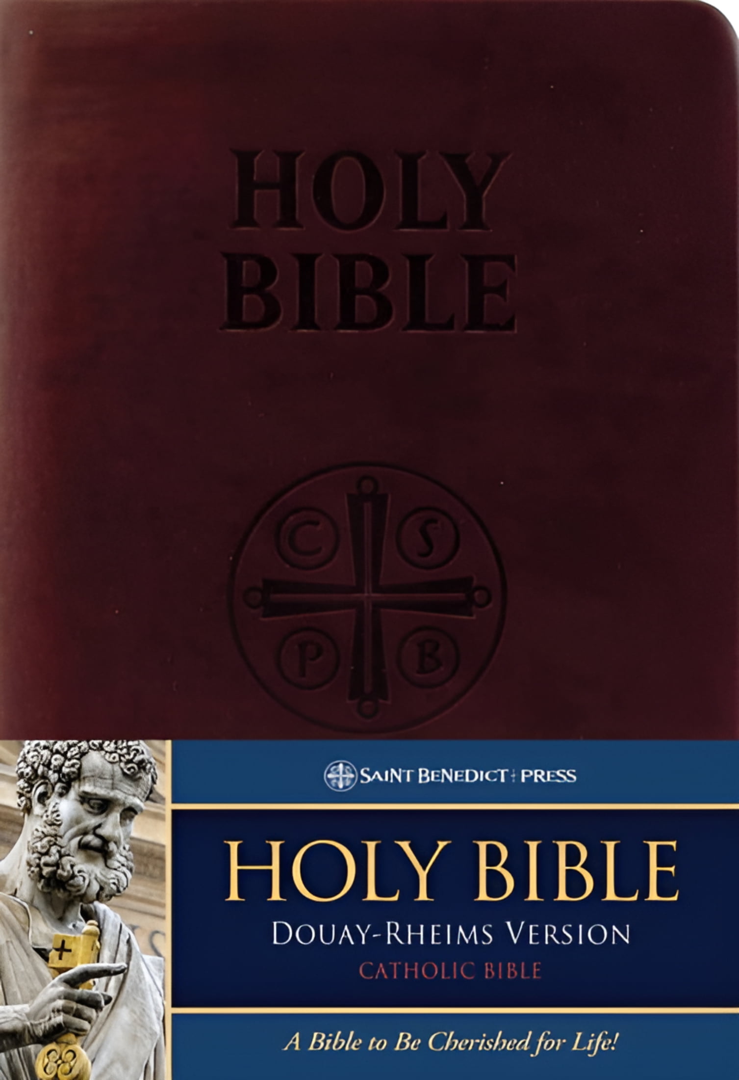 Douay-Rheims Bible (Burgundy Premium UltraSoft) : Standard Print Size (Hardcover)