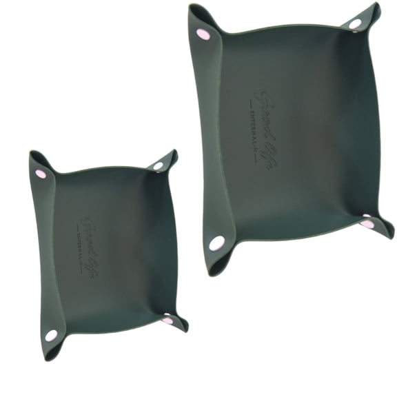 Doubl Size PU Desk Tray Office Supplies for Stationery Makeup Tools Efficient Space Management