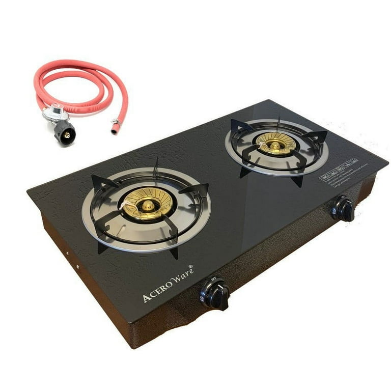 TWO BURNER STOVE COOKTOP (GLASS TOP) - Scamp Trailers