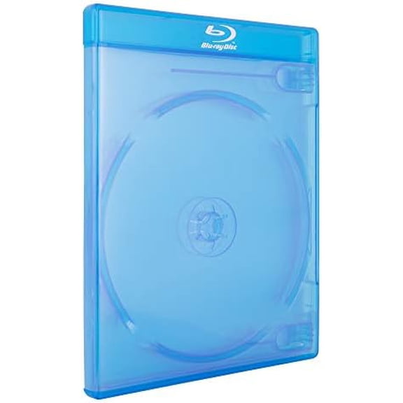 Double 2-Disc Blu-Ray Cases with 12mm Standard Thickness, Screen Printed Logo and Clear Wrap Around Sleeve (10-Pack)$$Furniture