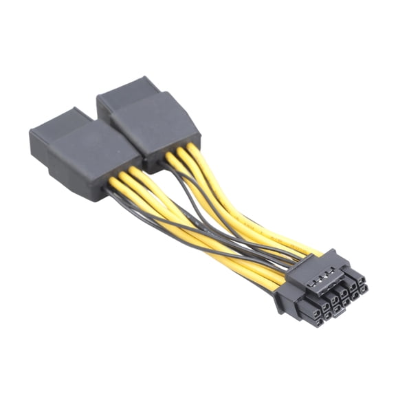 Double 8Pin 6+2PIN to 16Pin 12+4Pin Power Adapter Cable for 12VHPWR Easy Integration 8Pin Motherboards Power Supply