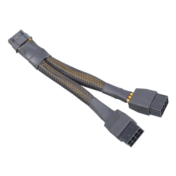 Double 8Pin to 12+4Pin Converter Cable Cost Effective For RTX4070/4080 12VHPWR Power Supply Unit Compatibility
