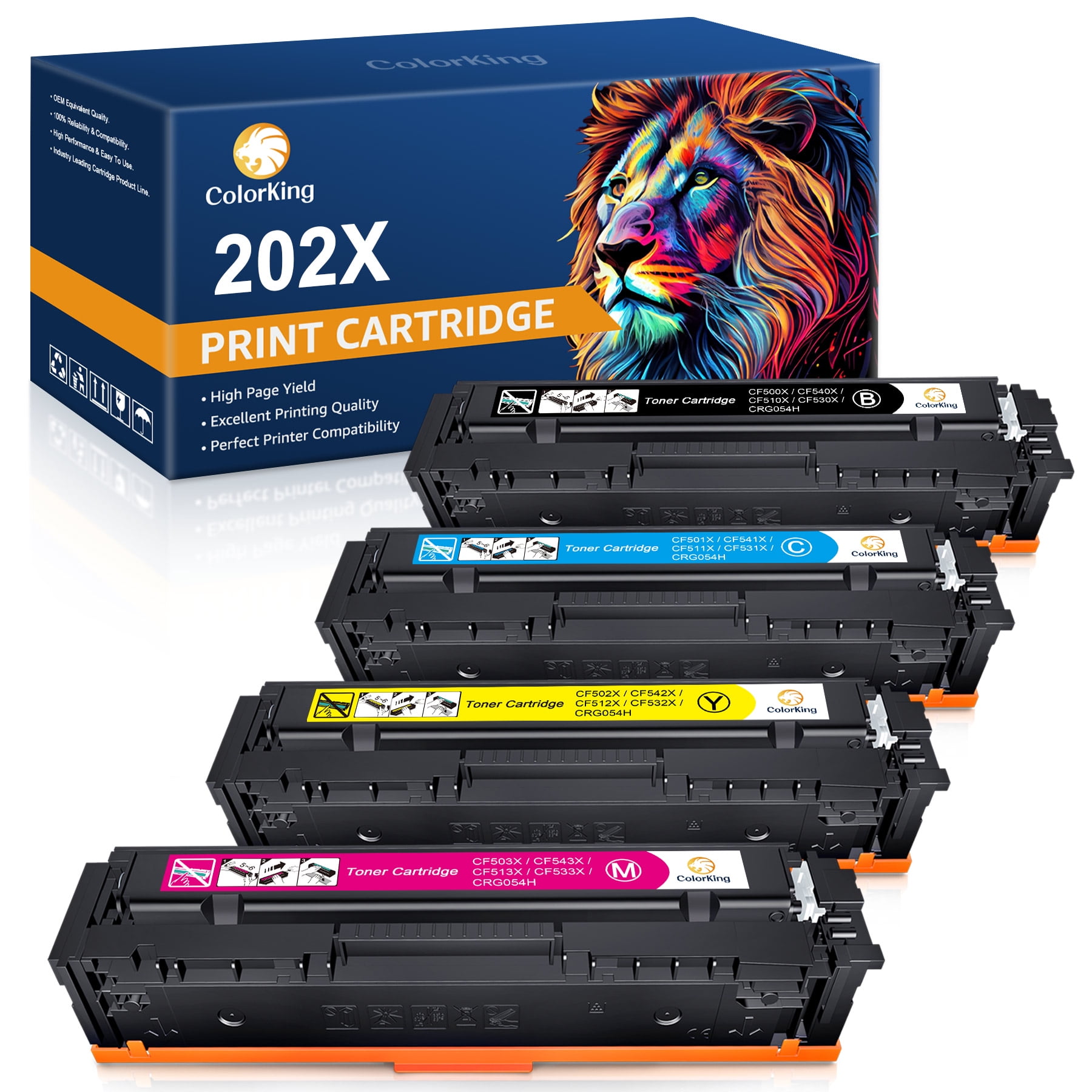 202X Toner Cartridge for HP, Compatible with Pro MFP M281fdw M254dw ...