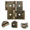 thumbnail image 1 of UPOUART folding hinges heavy duty Iron Cabinet Hinges Green Bronze Screens Retro Style 10Set, 1 of 6