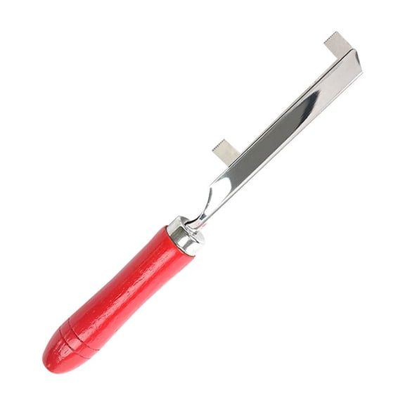 Double Action Fret Slot Cleaning Tool with Precisions Stainless Steel Teeth Fretboard Repair for Guitar Bass Maintenance